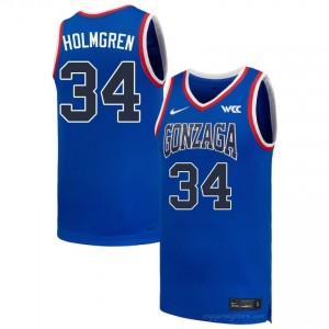 Chet Holmgren #34 Royal Jersey | Zags Men's Player Hoops Apparel 41499980