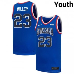 Adam Miller #23 Royal Jersey | Zags Youth Player Hoops Apparel 95022082