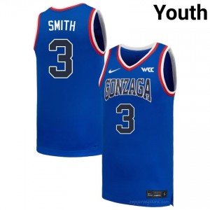 GU Bulldogs Braeden Smith #3 Youth Elite Performance Jersey | Royal Collegiate Hoops Edition 17277113
